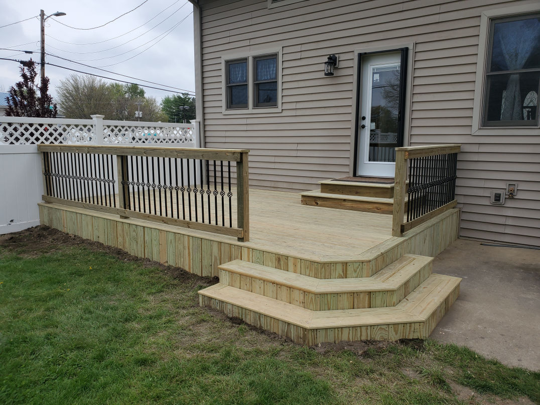 New Deck Construction Warsaw Indiana and Surrounding Areas