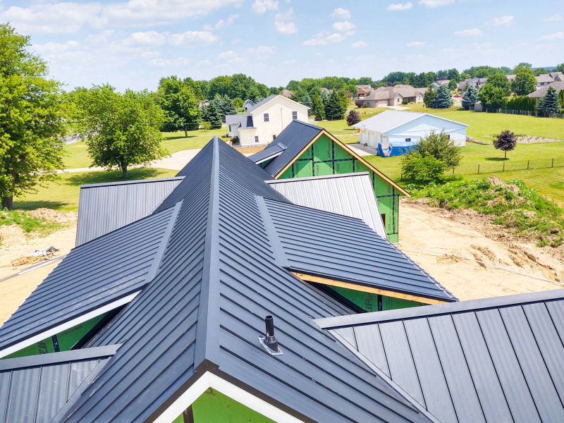 standing seam metal roof installation in warsaw indiana