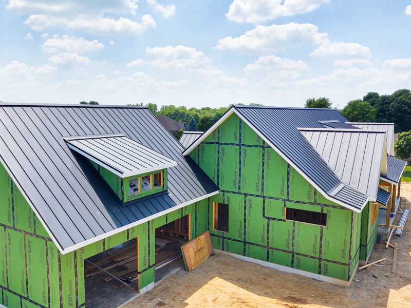 standing seam metal roof installation in warsaw indiana